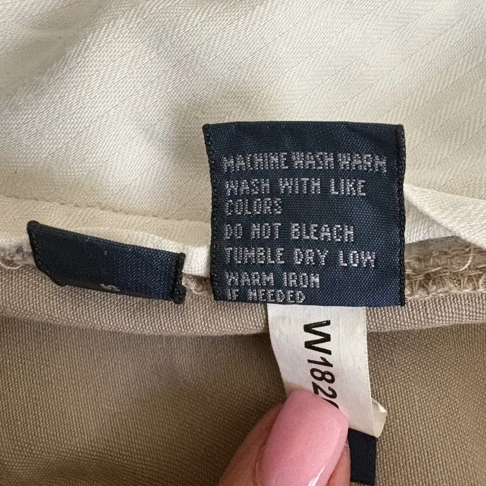 Polo Ralph Lauren Preston Pant Mens 40x32 Tan Chino Cotton Straight Trousers‎